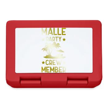 Malle Party Crew - Boîte à goûter - rouge - Devant
