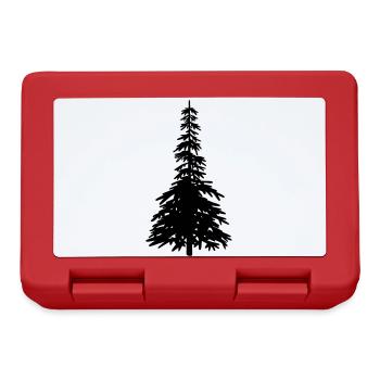 Christmas tree - Lunchbox - red - Front