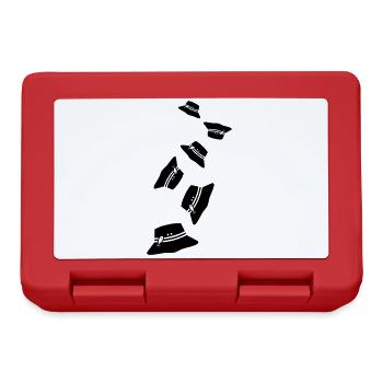 Icône chapeau de pêche Silhouette - Boîte à goûter - rouge - Devant