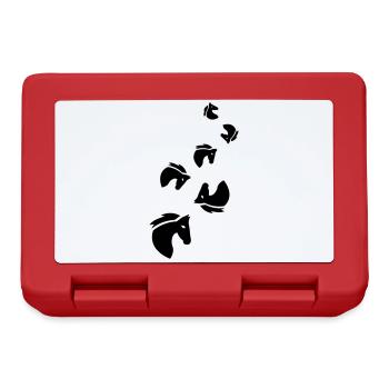 Symbole du cheval - Boîte à goûter - rouge - Devant