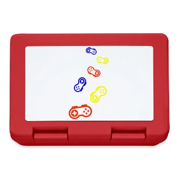 Gamepad Symbol Gamer Colorful - Lunchbox - red - Front