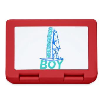Windsurfer Boy - Lunchbox - red - Front