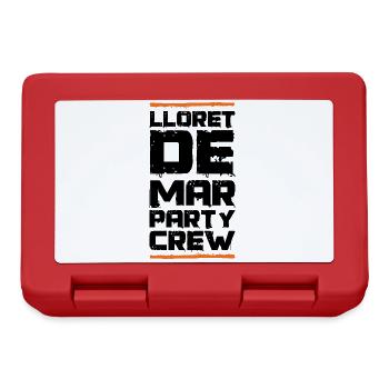 Lloret De Mar Party Crew - Brotdose - Rot - Vorne