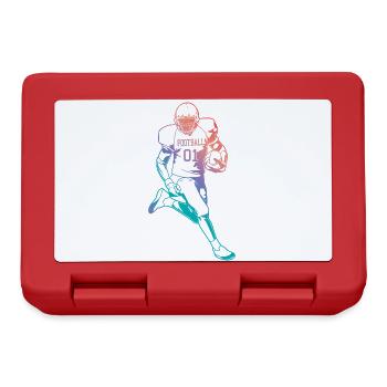 Footballer - Lunchbox - red - Front