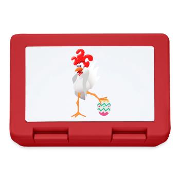 Easter rooster - Lunchbox - red - Front