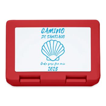 Camino de Santiago Jakobsweg 2025 - Brotdose - Rot - Vorne
