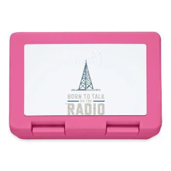 Né pour parler sur la radio Funk Presenter - Boîte à goûter - rose - Devant