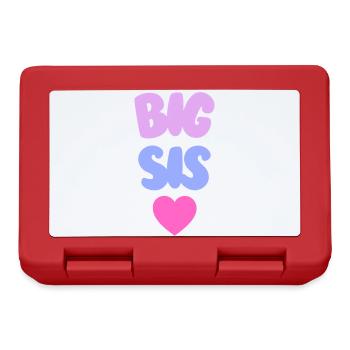 Big Sis Love - Lunchbox - red - Front