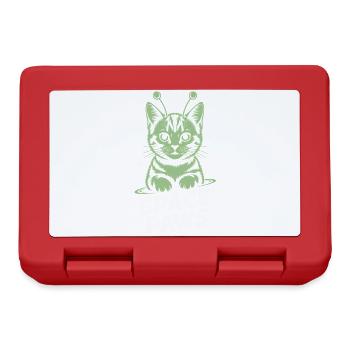 Space Cat Astral Paws - Lunchbox - red - Front