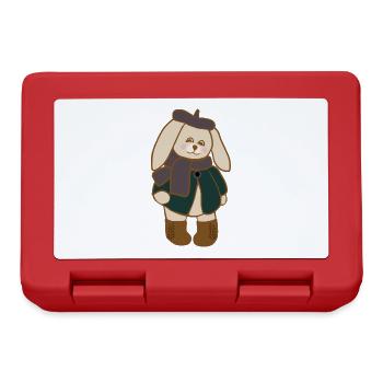 Lapin à l’automne - Boîte à goûter - rouge - Devant