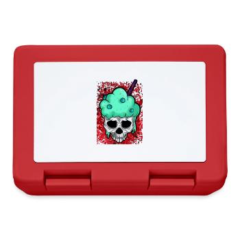 skeleton - Lunchbox - red - Front