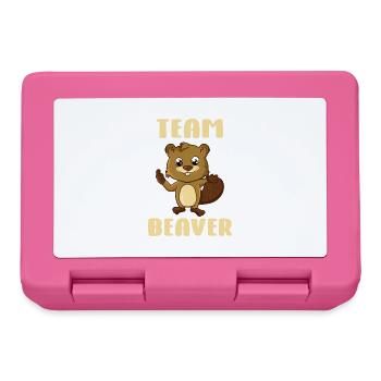 Team Biber - Boîte à goûter - rose - Devant