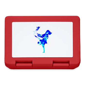Skateboard Skateboarding Skater Skateboarder Men - Lunchbox - red - Front