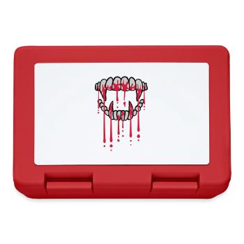 Blood drops vampire - Lunchbox - red - Front