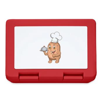 Potatoe Hobby Chef Ironic Vegetable Cooking - Lunchbox - red - Front