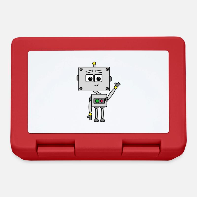 Robot Johnny - Boîte à goûter - rouge