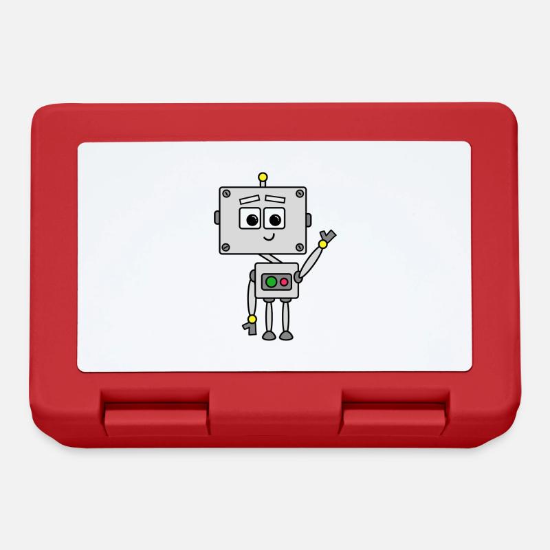 Roboter Johnny - Brotdose - Rot