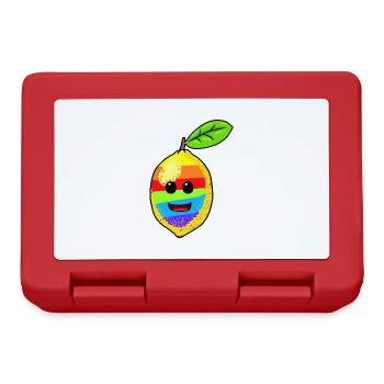 Citron LBGT Rainbow East Fruits Citrons - Boîte à goûter - rouge - Devant