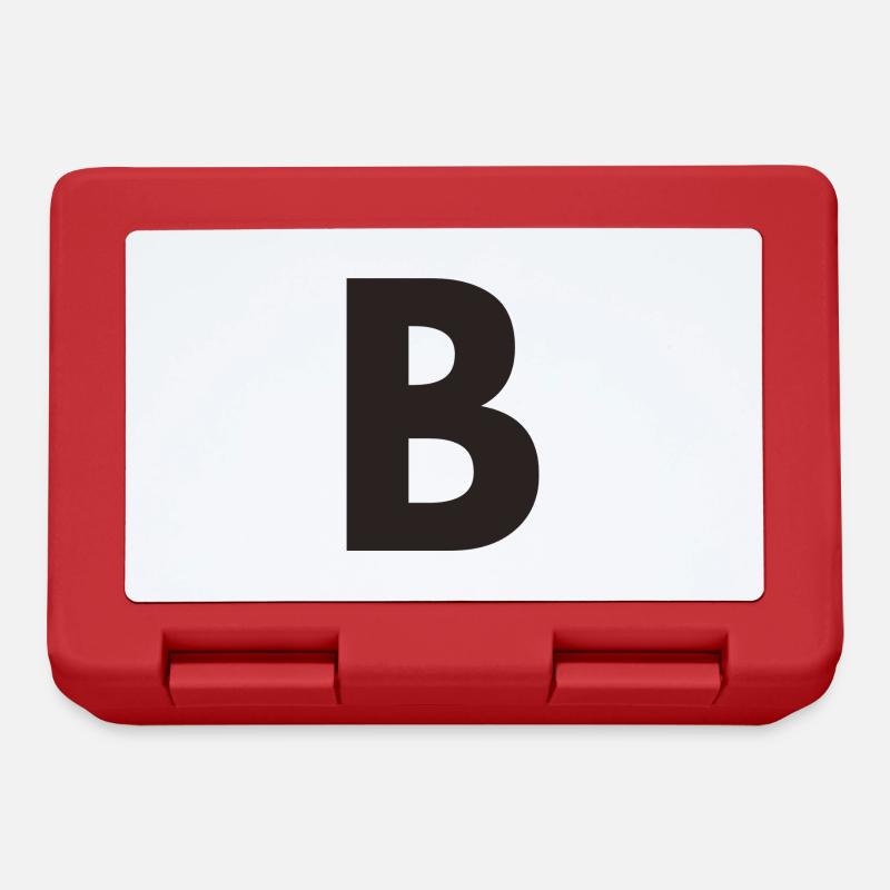 B - Lunchbox - red