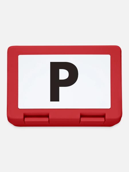 P - Lunchbox - red