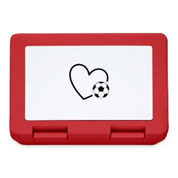Football is just a matter of the heart - Lunchbox - red - Front