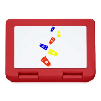 Coffee Symbol - Lunchbox - red - Front