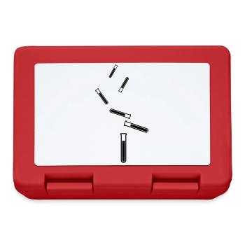 Symbole du tube à essai - Boîte à goûter - rouge - Devant