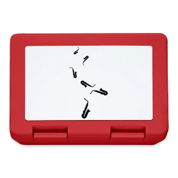 Symbole de trompette - Boîte à goûter - rouge - Devant
