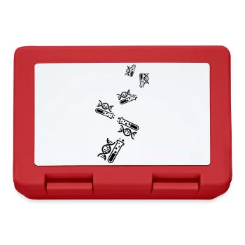 Test tube chemistry - Lunchbox - red - Front