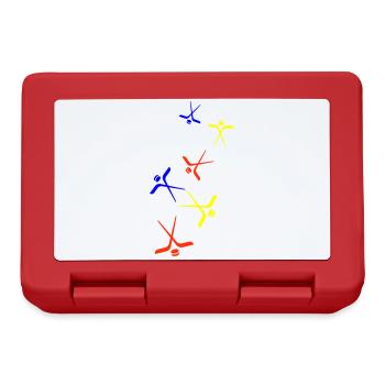 Ice hockey symbol - Lunchbox - red - Front