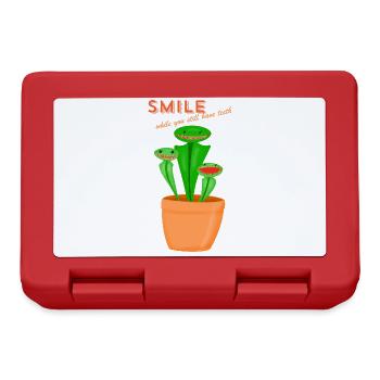 smile while you still have teeth - Lunchbox - red - Front