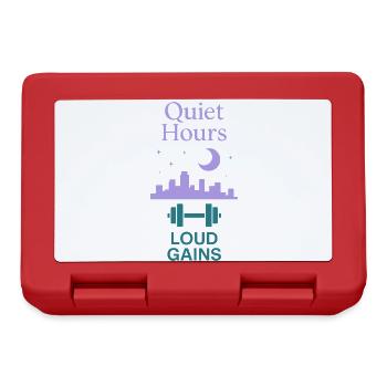Introverted training, Calm - Lunchbox - red - Front