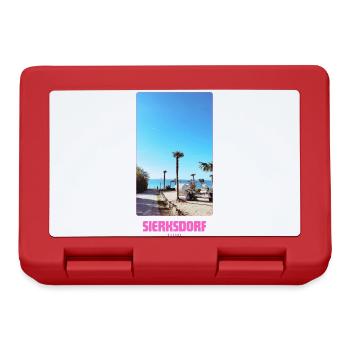SIERKSDORF _ Strand - Brotdose - Rot - Vorne