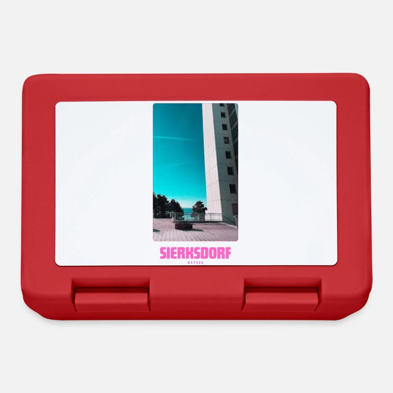 Sierksdorf _ Ostsee - Brotdose - Rot