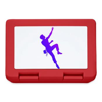 Die Bergsportlerinnen und Climbing passen zusammen - Brotdose - Rot - Vorne