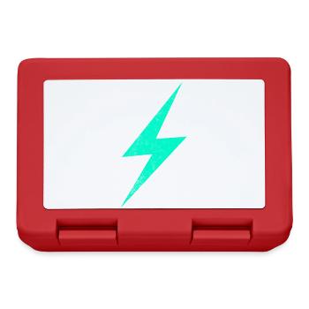 Neon Blitz-Lichtstrahl - Brotdose - Rot - Vorne