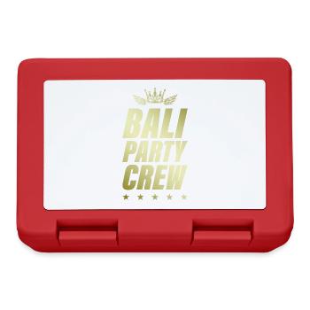 Bali Party Crew Gold - Lunchbox - red - Front