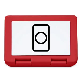 Zener Card | Hollow Circle - Lunchbox - red - Front