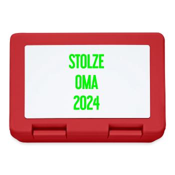 Proud Grandma 2024 – Perfect for New Grandmas - Lunchbox - red - Front