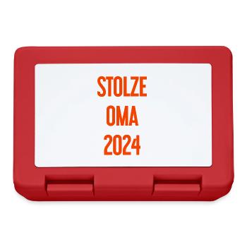 Proud Grandma 2024 – Perfect for New Grandmas - Lunchbox - red - Front