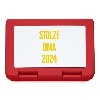 Proud Grandma 2024 – Perfect for New Grandmas - Lunchbox - red - Front