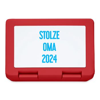 Proud Grandma 2024 – Perfect for New Grandmas - Lunchbox - red - Front