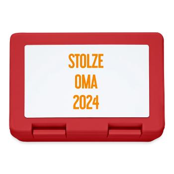 Proud Grandma 2024 – Perfect for New Grandmas - Lunchbox - red - Front