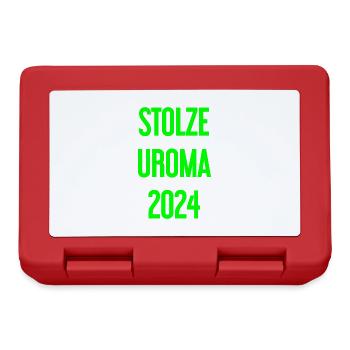 Stolze Uroma 2024 - Brotdose - Rot - Vorne