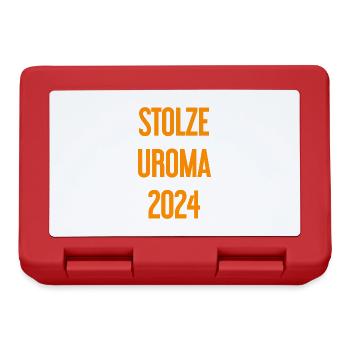 Stolze Uroma 2024 - Brotdose - Rot - Vorne