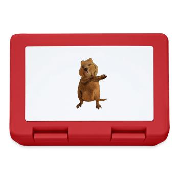Quokka Kurzschwanzkänguru Dabbing - Brotdose - Rot - Vorne