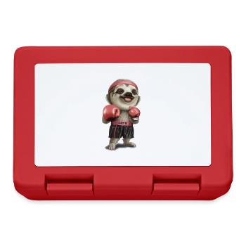BOXING SLOTH 2022 - Lunchbox - red - Front