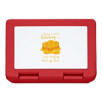 Réflexions sur le miel et les abeilles - - Boîte à goûter - rouge - Devant