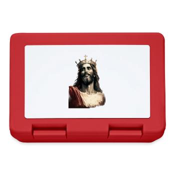 Jésus Religion Christianisme Don - Boîte à goûter - rouge - Devant