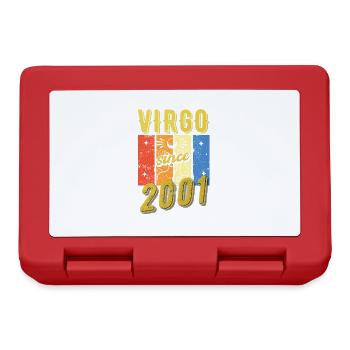 Virgo 2001 Zodiac Birthday Gift - Lunchbox - red - Front